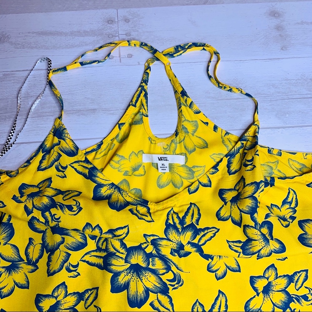 Vans Maria Flutter Dress in Yolk Electric - Picture 7 of 8